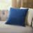 20" Navy Blue Velvet Throw Pillow-249707828-249707825