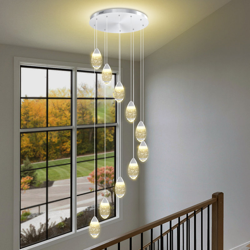 Lustre en colimaçon 10 lumières