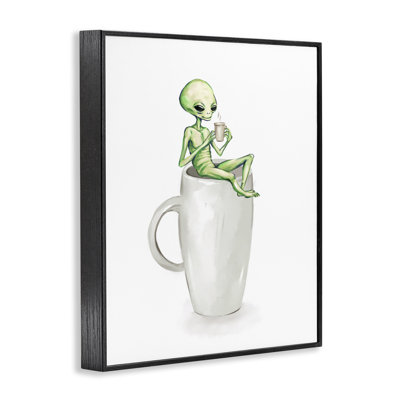 Art «Alien & Coffee» par Ziwei Li