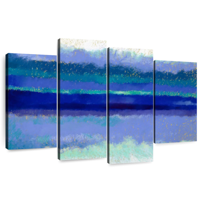 Vagues bleues Avery, H 22 po x l 36 po