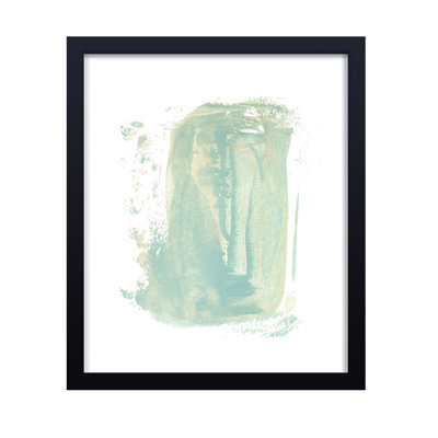 'Sea Green Wave' Framed Print Wall Art