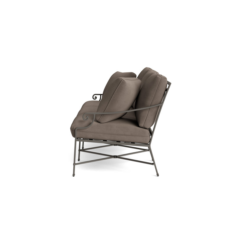 Venetian Outdoor 3 - Seat Patio Sofa, Fusion Moccasian, Mica