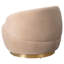 Fauteuil demi-tonneau pivotant en polyester 33,3 cm de large Teter-1128771956-1172110947