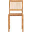 Castle Outdoor Teak Bar Stool