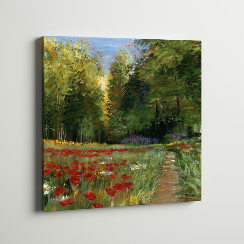 «Field of Flowers» - reproduction, H 35 po x l 35 po x P 1,5 po, Toile