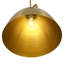 1 - Suspension cloche en laiton de style industriel, moderne et léger