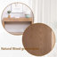 Console moderne à 4 tiroirs - Table d'entrée de 59,2 po en bois naturel