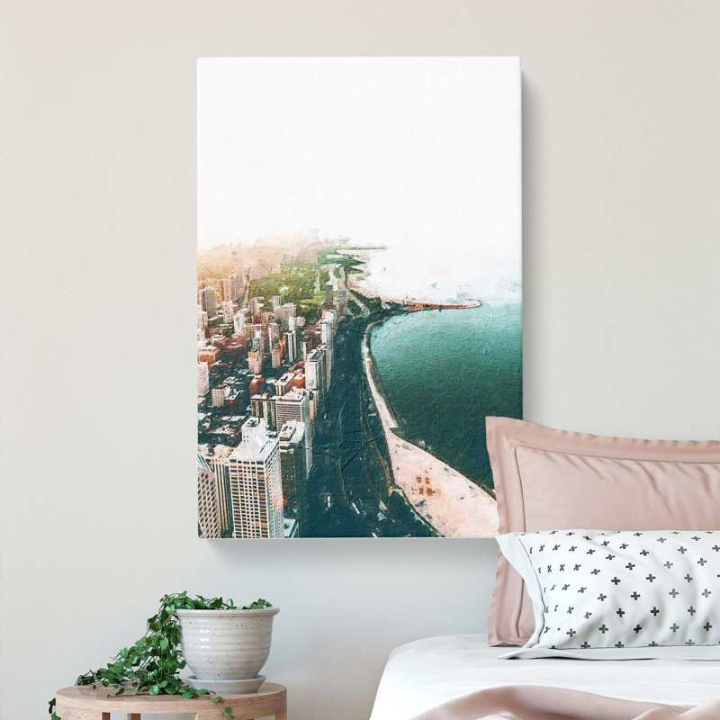 Chicago Skyline - Wrapped Canvas, 60cm H x 40cm W x 3cm D