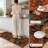 Floral Pattern Non-Slip Washable Kitchen Mats