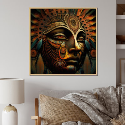 " Ancient Tribal Amazonian Mask "
