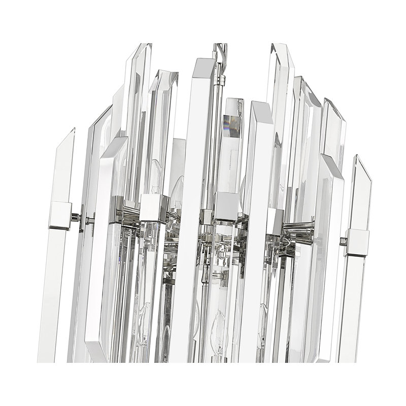Luminaire suspendu géométrique simple 9 lumières