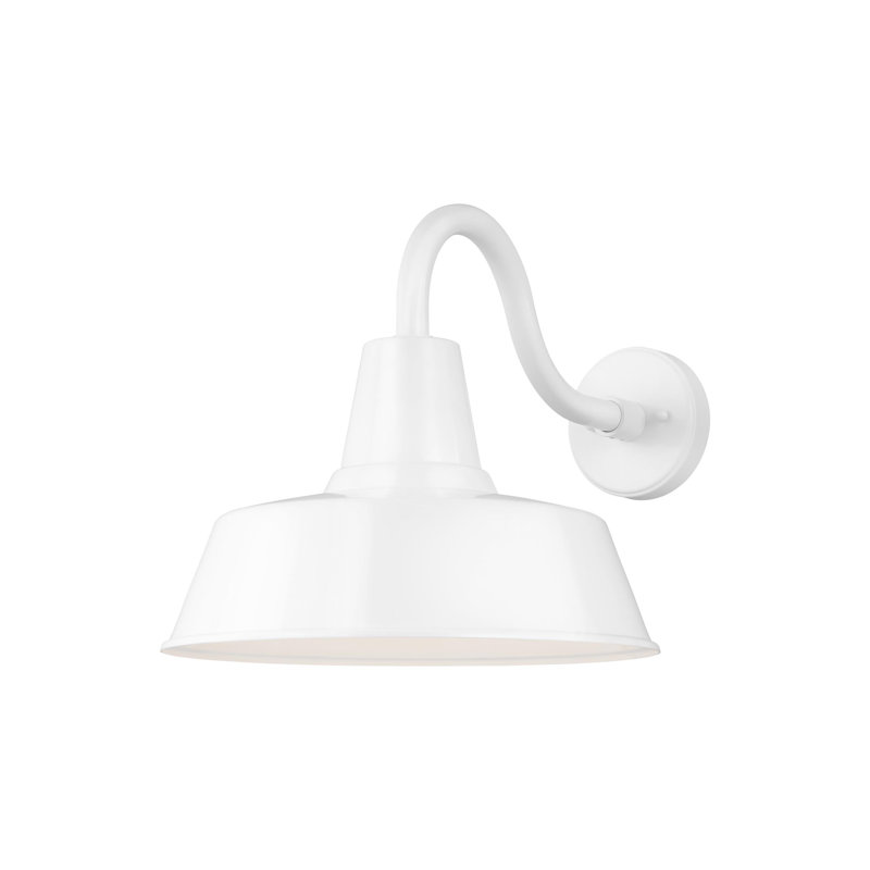 Blakeston Aluminum Wall Light, 13.5" H x 14" W x 14" D, No, White