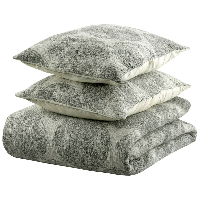 Ensemble de housse de couette réversible, Housse de couette très grand + 2 taies décoratives