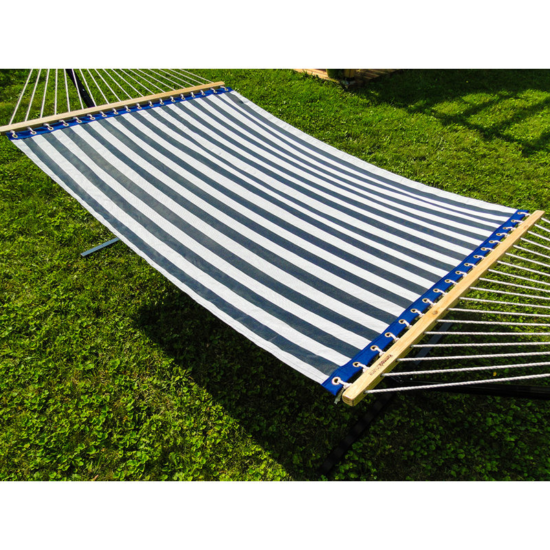 Hamac à barre d'écartement double, Bleu