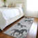 Machine Washable Indoor/Outdoor Cinead ACN1717 Gray Rug