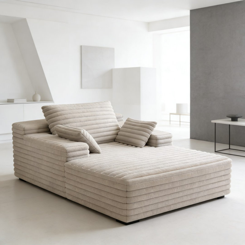 Chaise Lounge, Gris
