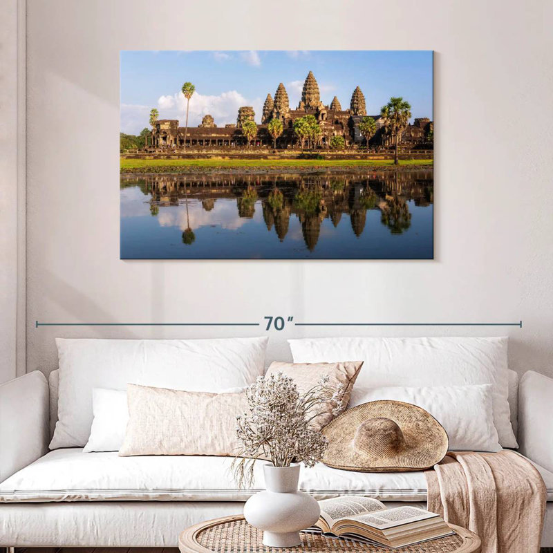 Adella Angkor Wat Reflection, 30" H x 45" W