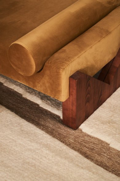 Fossil Tan Area Rug, Rectangle 6' x 9'