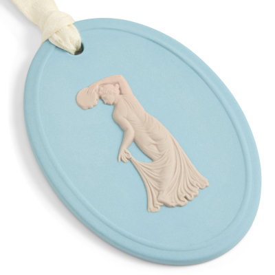 Festive 0.28'' Handmade Stoneware Holiday Shaped Ornament