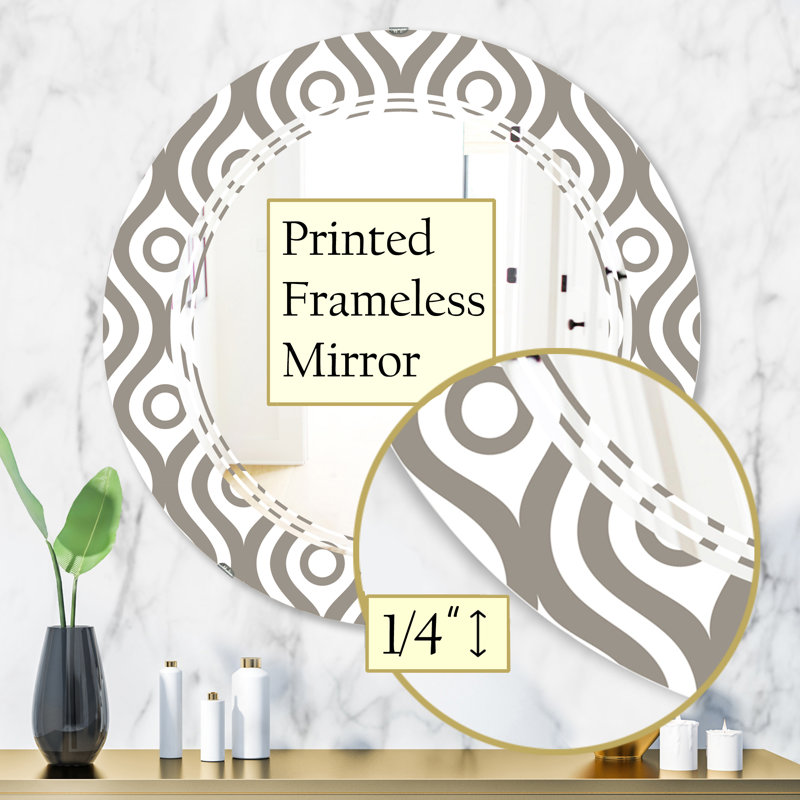 Miroir mural Triple C, 31,5 po x 31,5 po