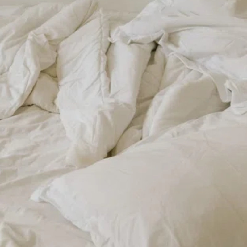 Drap de lit avec housses de coussin, Lit double