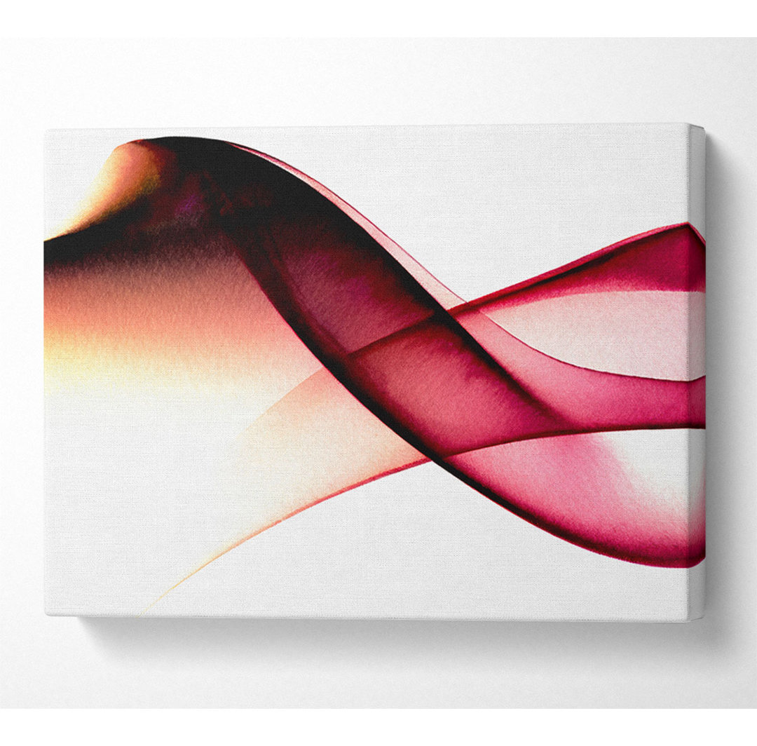 Pink Smoke - Kunstdrucke auf Leinwand - Wrapped Canvas