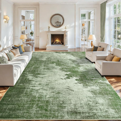 Machine-Washable Abstract Area Rugs For Living room