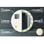Huldar Glass Flat Wall Mirror