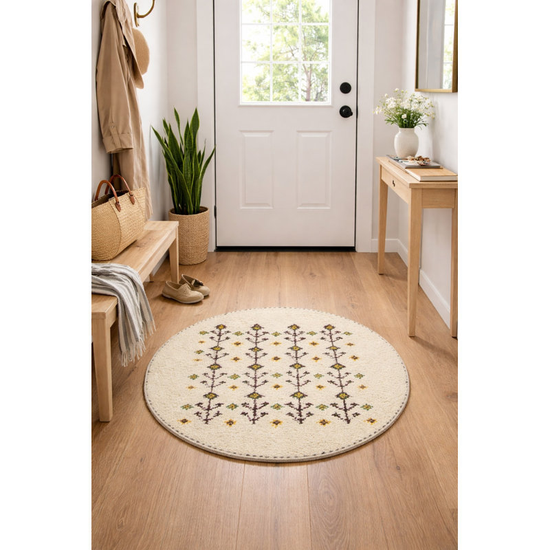Tapis oriental crème Indo-Gabbeh 2X2