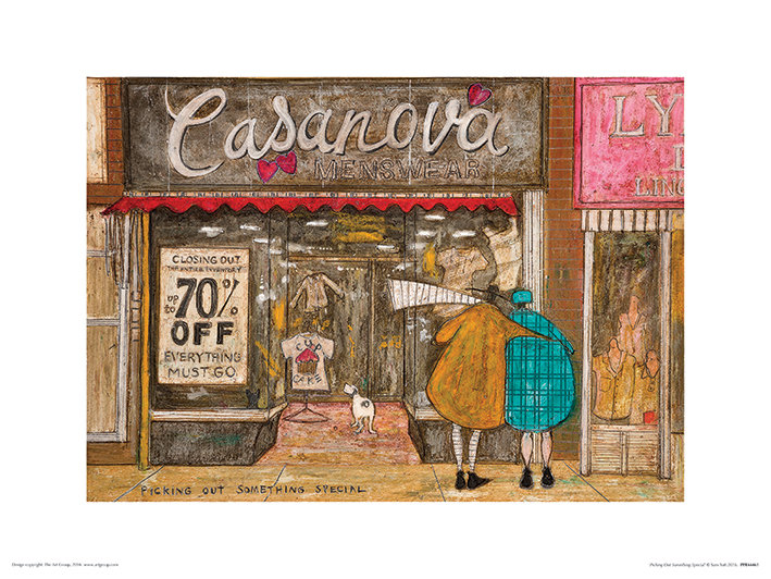 'Picking Out Something Special' Painting Print