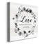 «Love Make This House», reproduction d'art textuel sur toile tendue-1520227562