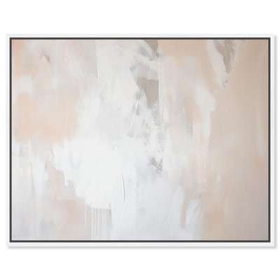 Opalescent Hues IV Canvas Muted Neutral Art by Art Remedy