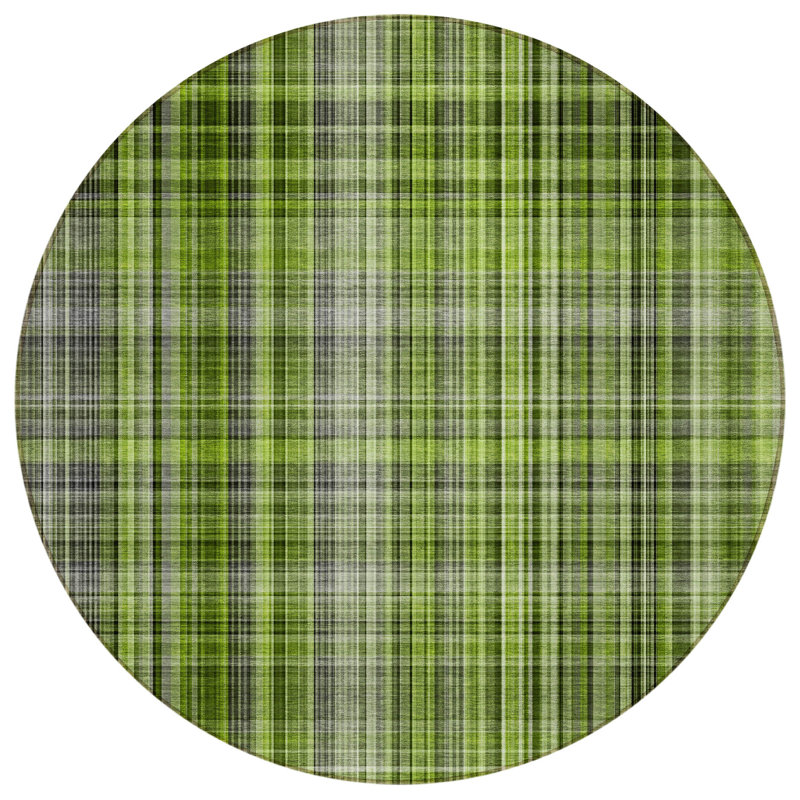 Tapis d'intérieur rond rond 8 po