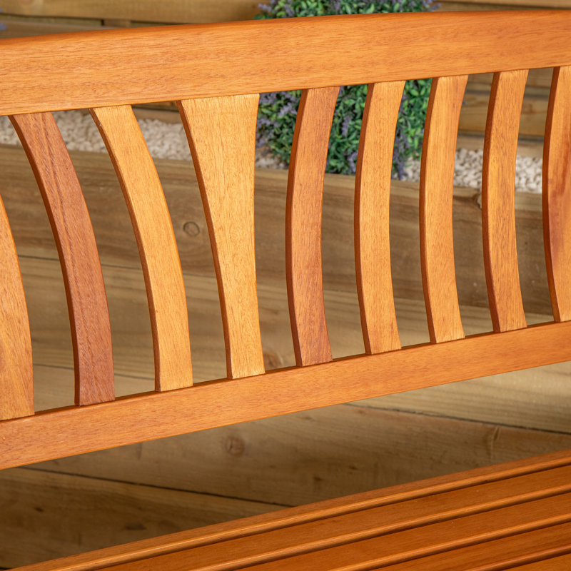 Solid Wood Fir Outdoor Bench