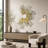 43" W x 37" H Gold Abstract Geometric Metal Wall Decor