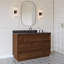 Meuble-lavabo simple 48 po en noyer naturel avec plateau en quartz Collins-1509761593-1509761594