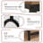 3-Tier Nightstand (Set of 2) – Available in Black, Gold, and White Finishes-54180603