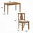 Kayee 5PC Pack Dining Set