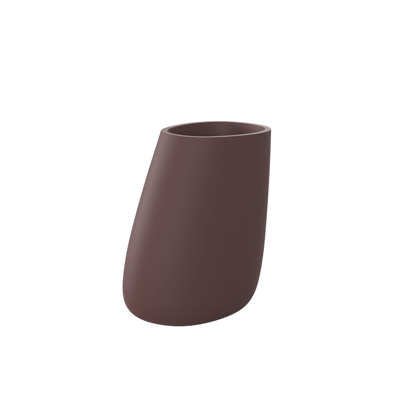 Stone Resin Pot Planter, 55.25” H x 55.25” W x 41.75” D, Granite Cream