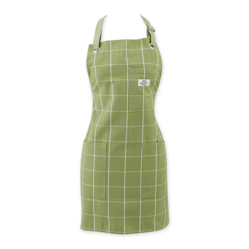 Geometric Bib Apron, Clover