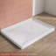 48" X 36" Double Threshold Shower Pan Base In White With Centre Drain Assembly & Drain Cover Included