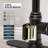 Swivel Pull-Down 3 Spray High Arc Single-Handle Kitchen Faucet With Deck Plate-126734501