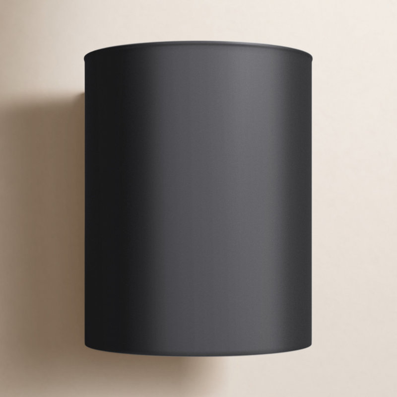 Applique murale en aluminium Covey, H 7,25 po x l 5 po x P 6,25 po, Noir