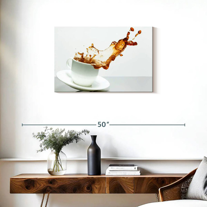 Yarlin Coffee Cup Splash, 20" H x 30" W