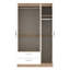 Fully Assembled Contrast 3 Door Wardrobe