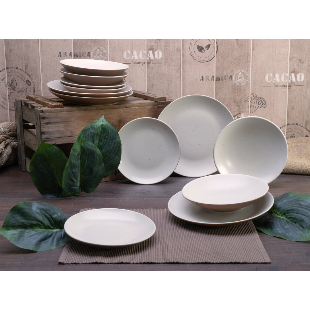 Sand Dunes 12 Piece Dinnerware Set, Service for 4
