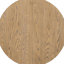 Table de salle à manger ronde avec capacité extensible, bois massif, bois de chêne naturel + blanc antique et table, extensible, construction, 6 sièges-310643471