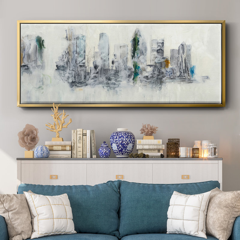 «Unseen World II», toile encadrée, H 12 po x l 30 po