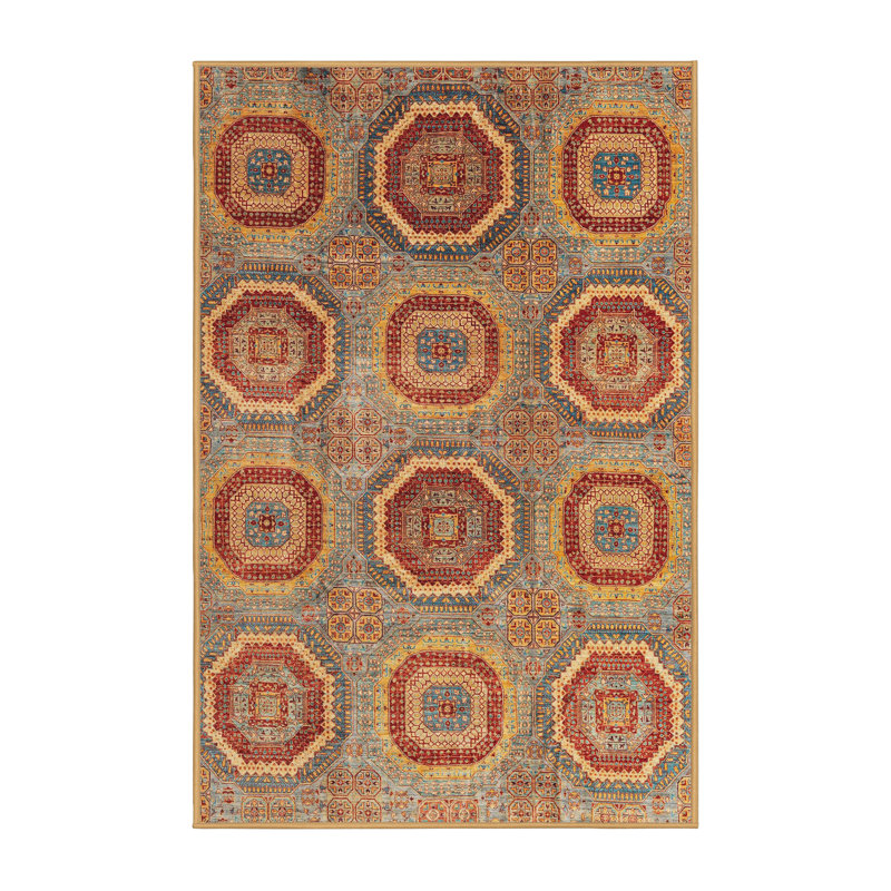 Abstract Indoor Rug, Rectangle 8' x 12'