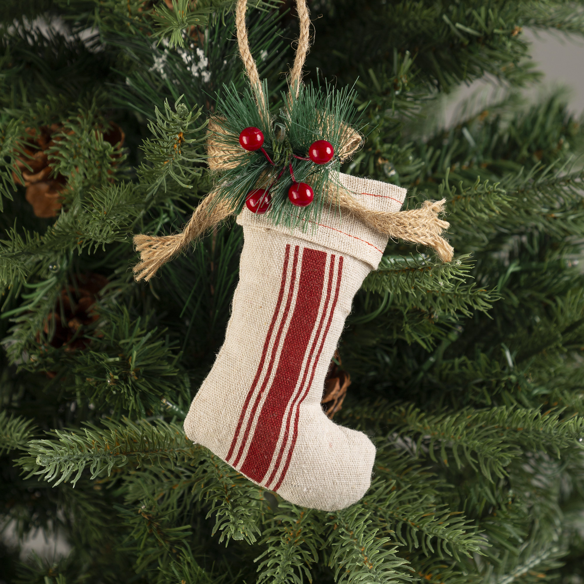 The Holiday Aisle® Stocking Holiday Shaped Ornament & Reviews | Wayfair